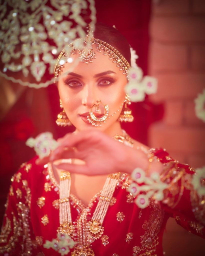 Nimra Khan Looks Gorgeous In Latest Bridal Shoot