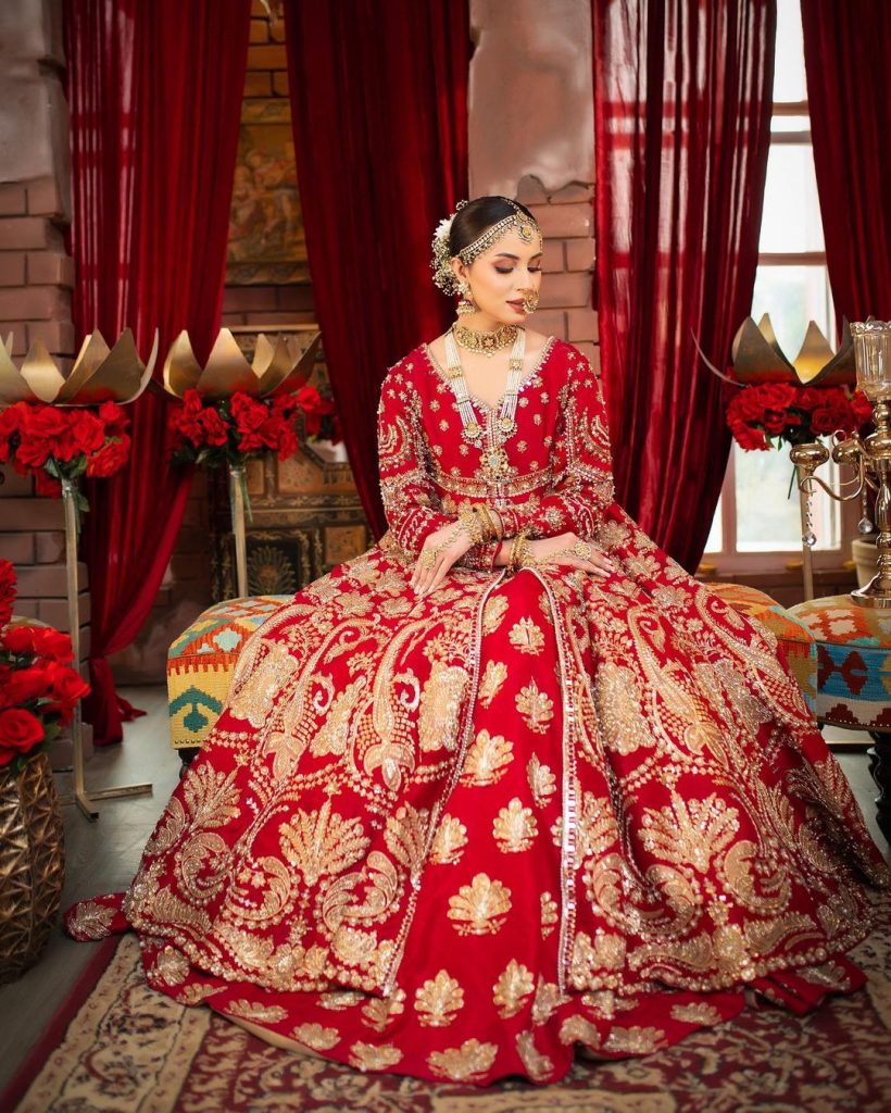 Nimra Khan Looks Gorgeous In Latest Bridal Shoot