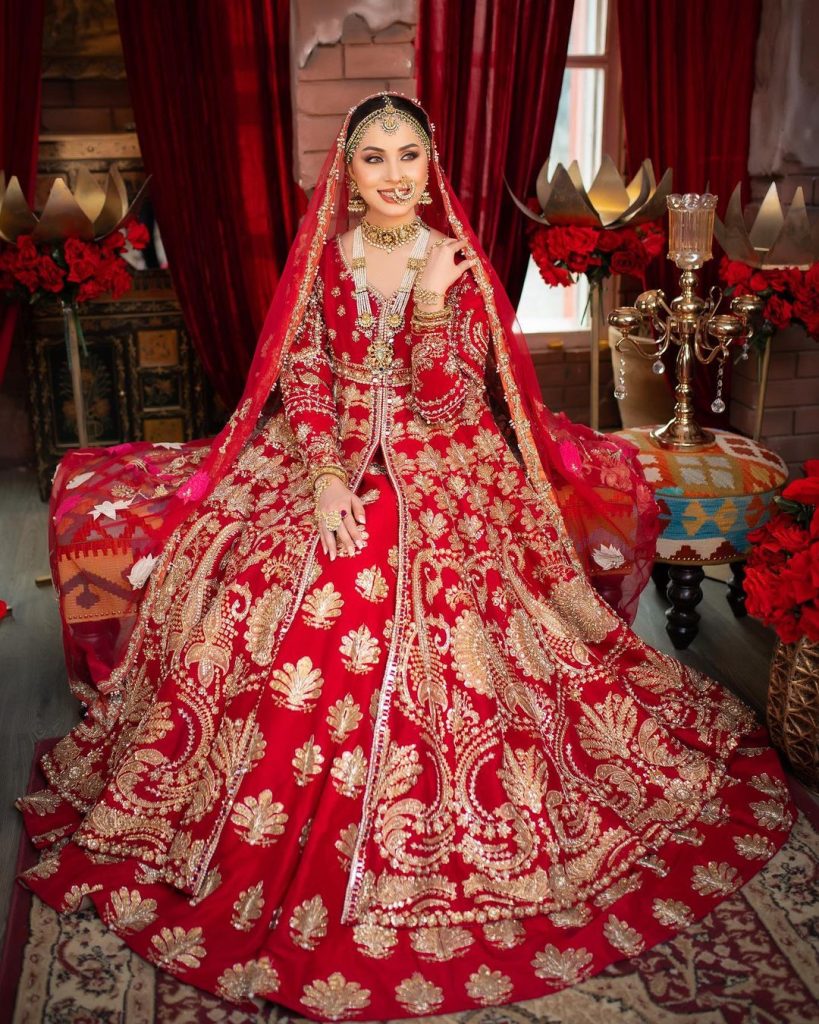 Nimra Khan Looks Gorgeous In Latest Bridal Shoot