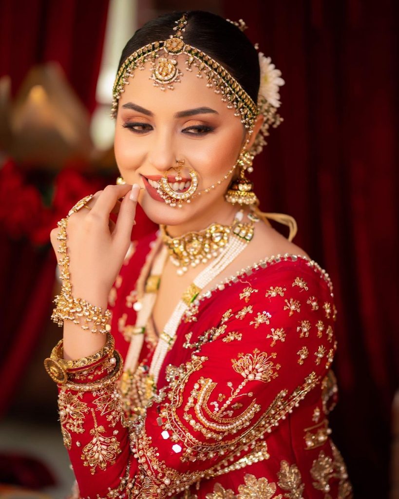 Nimra Khan Looks Gorgeous In Latest Bridal Shoot