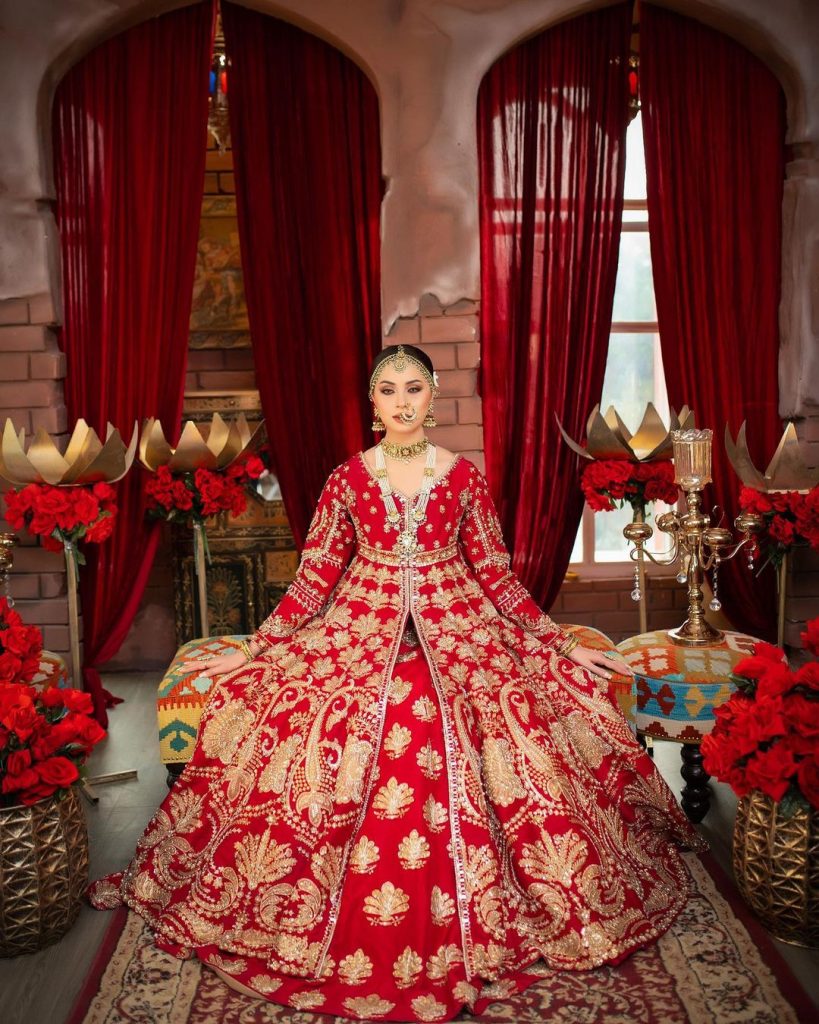 Nimra Khan Looks Gorgeous In Latest Bridal Shoot