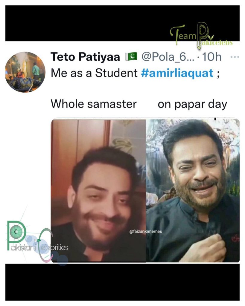 Twitter Is Exploding With Memes On Aamir Liaquat Hussain