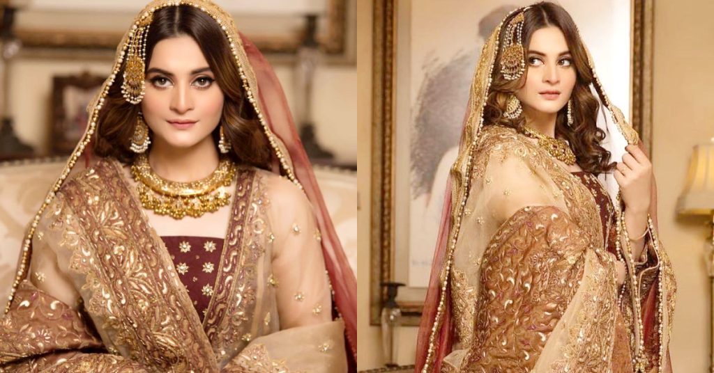 Aiman Khan Looks Flawless In Her Latest Bridal Shoot