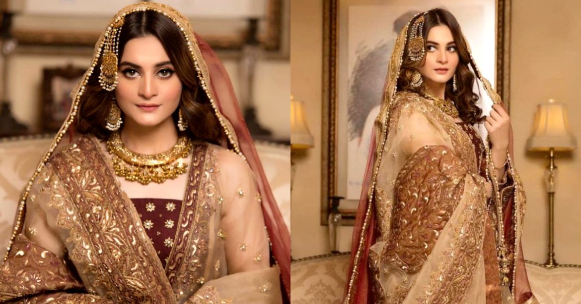 Aiman Khan Looks Gorgeous in Her Latest Bridal Shoot