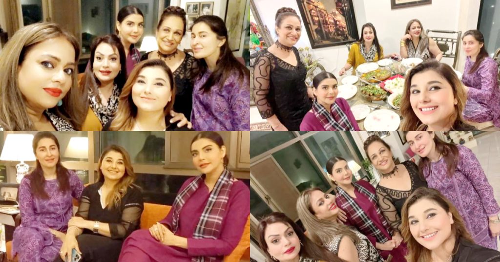 Celebrities Get Together At Bushra Ansari’s Place