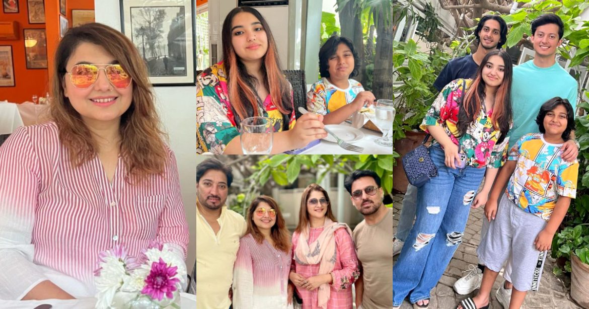 Javeria Saud And Sahiba Rambo’s Family Dinner Pictures from Lahore