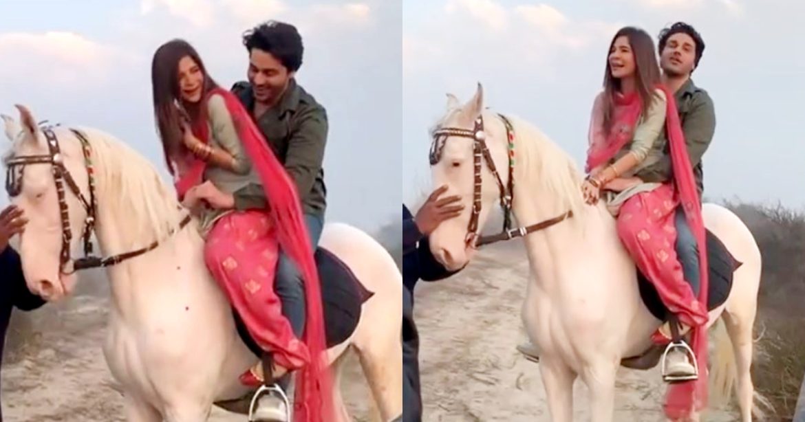 Ayesha Omar’s and Ahsan Khan BTS Video From Rehbra Faces Strong Criticism