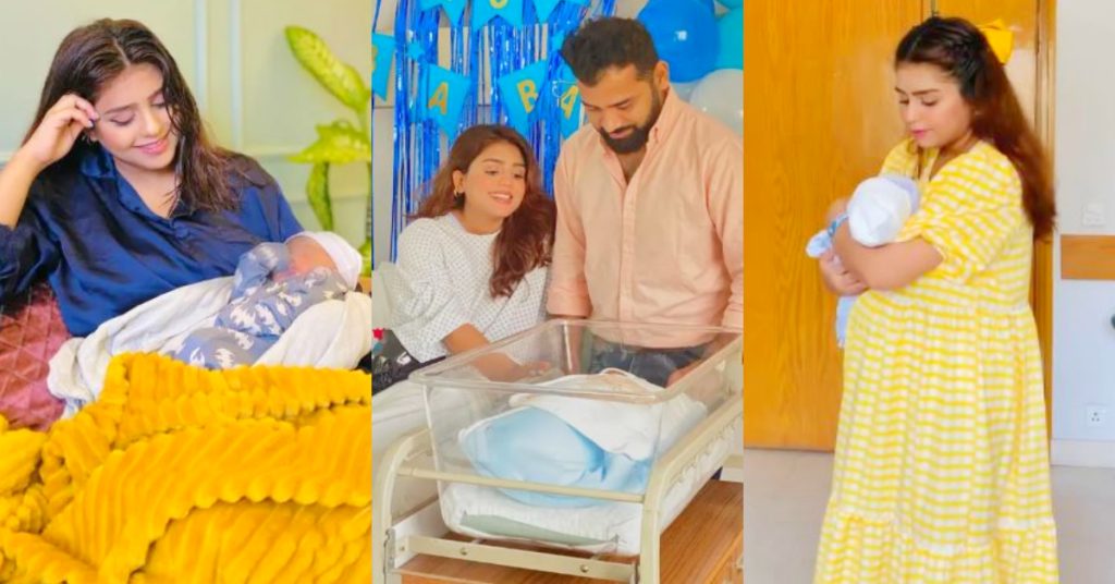 Anumta Qureshi’s Adorable Pictures With Her Newborn Baby