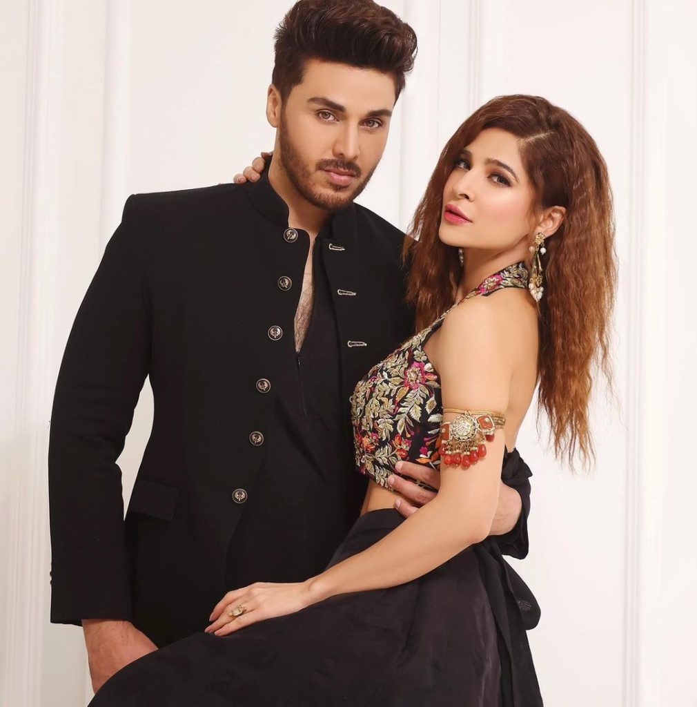 Ayesha Omar And Ahsan Khan Trolled For Their Shoot At Grocery Store