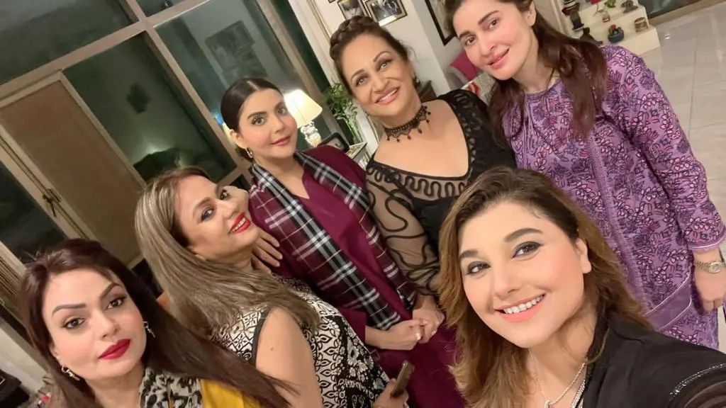 Celebrities Get Together At Bushra Ansari's Place