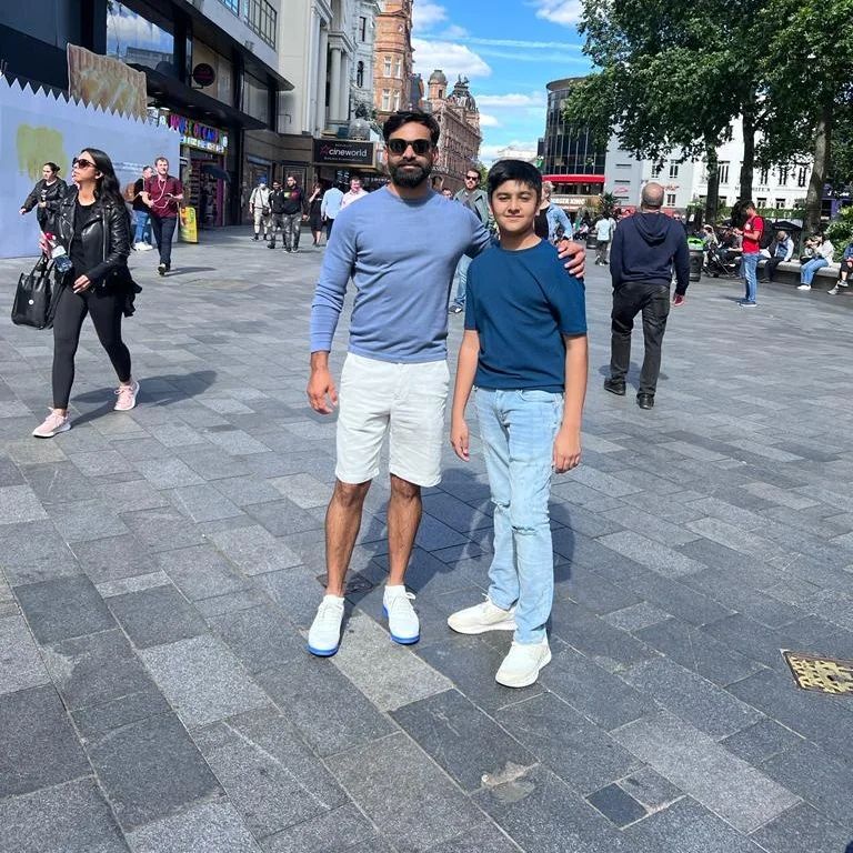 Mohammad Hafeez's Latest Family Pictures From London