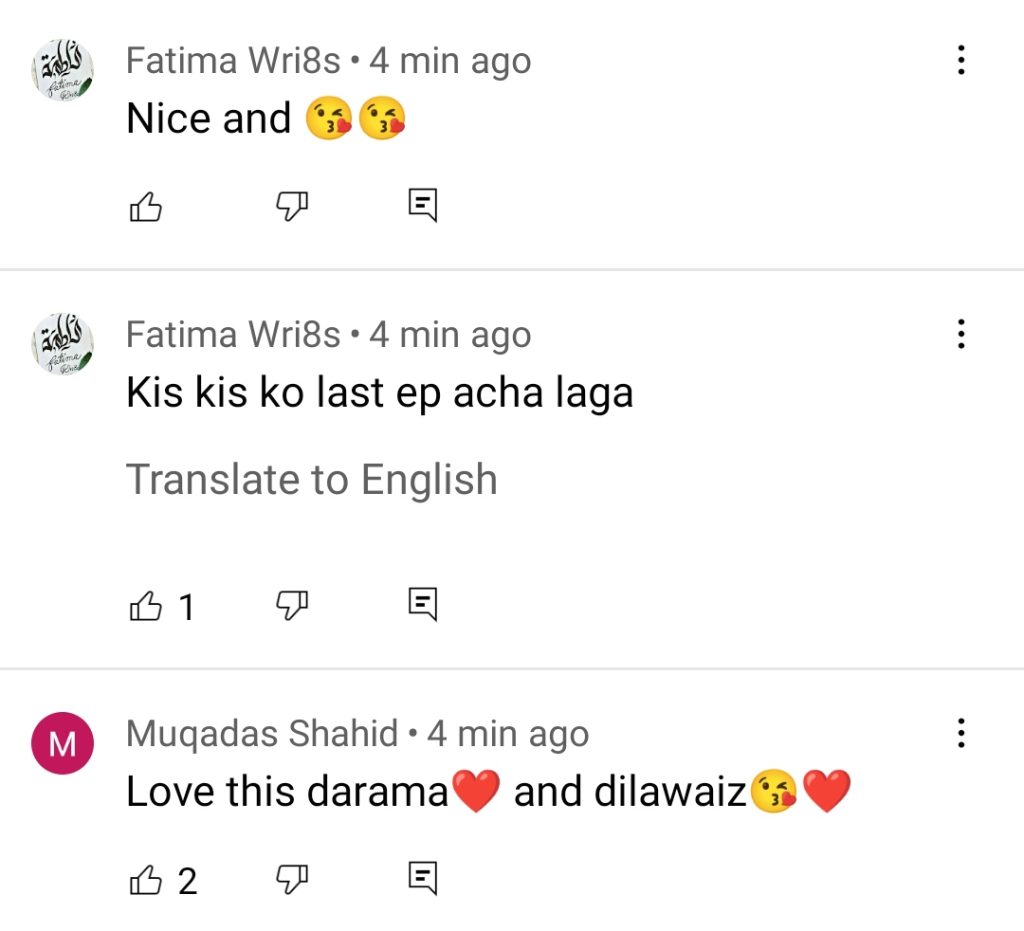 Dilawaiz Last Episode Public Reaction