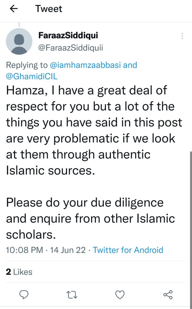 Hamza Ali Abbasi Gets Criticized After Recent Statements