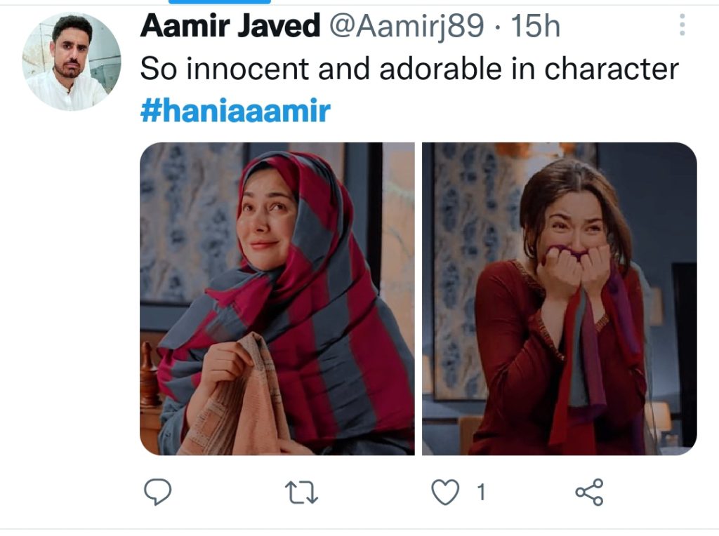 Twitter Users Praise Hania Aamir's Acting In Mere Humsafar