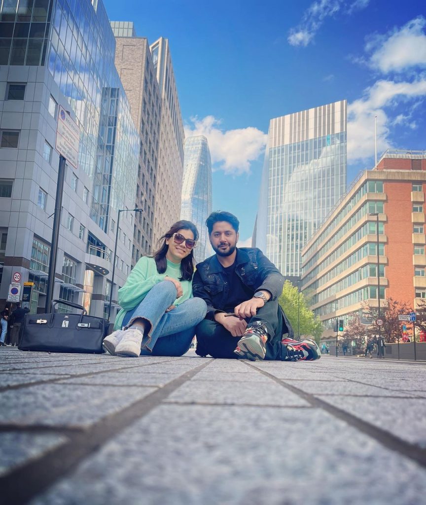 Imran Ashraf And Wife Vacationing In UK