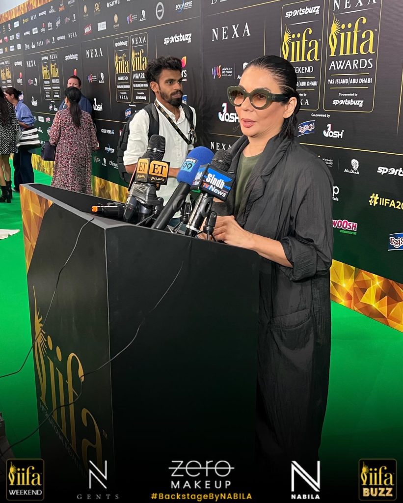 Makeup Artist Nabila With Bollywood Actors At IIFA Awards