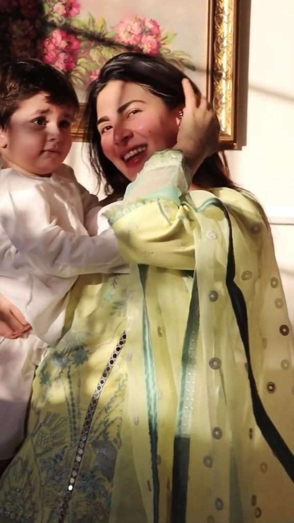 Naimal Khawar's Latest Bewitching Clicks With Her Son