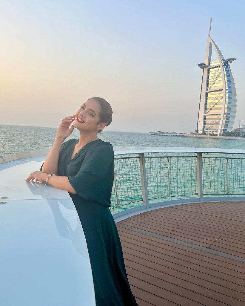 Actress Namra Shahid Enjoys Honeymoon In Dubai