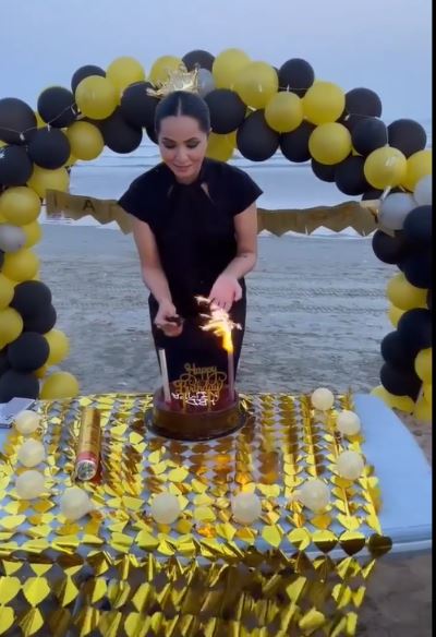 Nimra Khan's Birthday Celebration At Beach