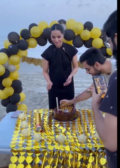 Nimra Khan's Birthday Celebration At Beach