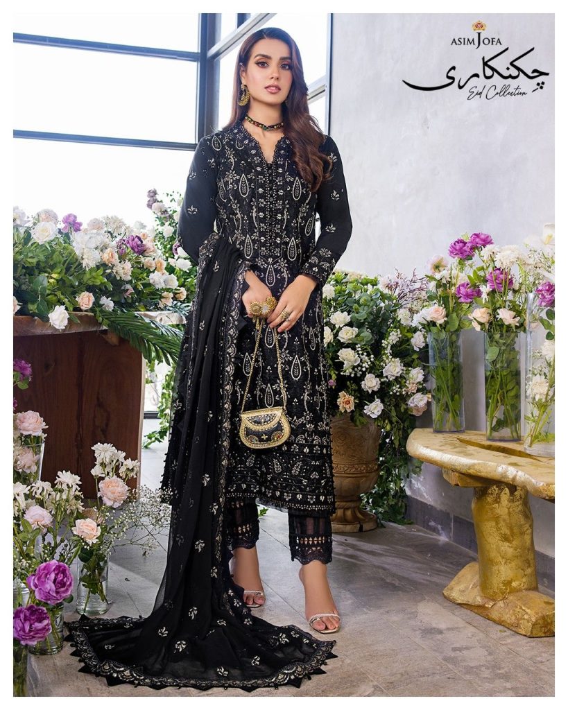 Iqra Aziz Shines In Asim Jofa Chikankari Eid Collection