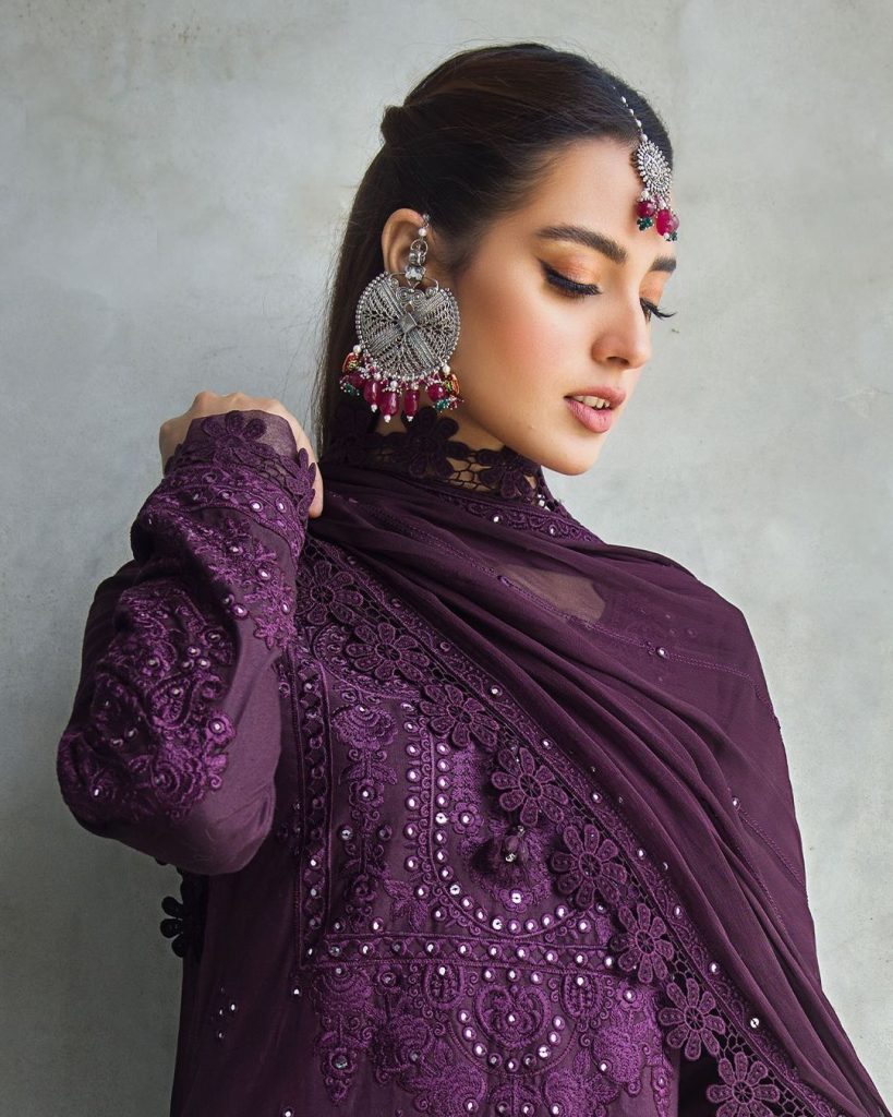 Iqra Aziz Shines In Asim Jofa Chikankari Eid Collection