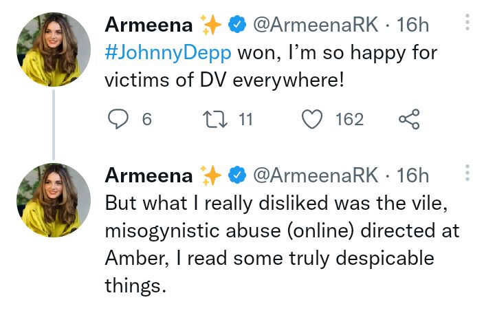 Pakistani Celebrities React To Johnny Depp-Amber Heard Verdict