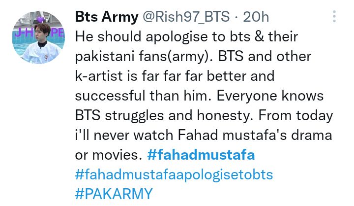 Fahad Mustafa Is Attacked By BTS Fans