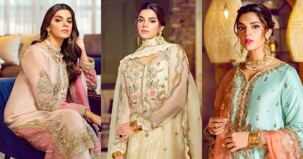 Sara Rohale Asghar’s Latest Wedding Collection Featuring Sanam Saeed