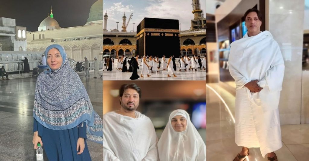 Pakistani Celebrities Performing Hajj in 2022