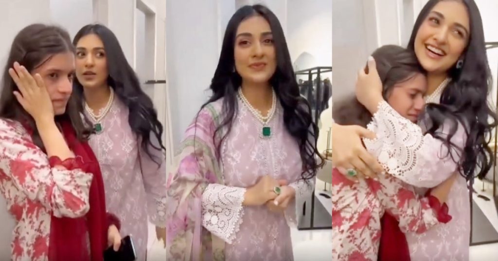 Sara Khan Gets Awkward After Fan’s Emotional Meetup-Viral Video