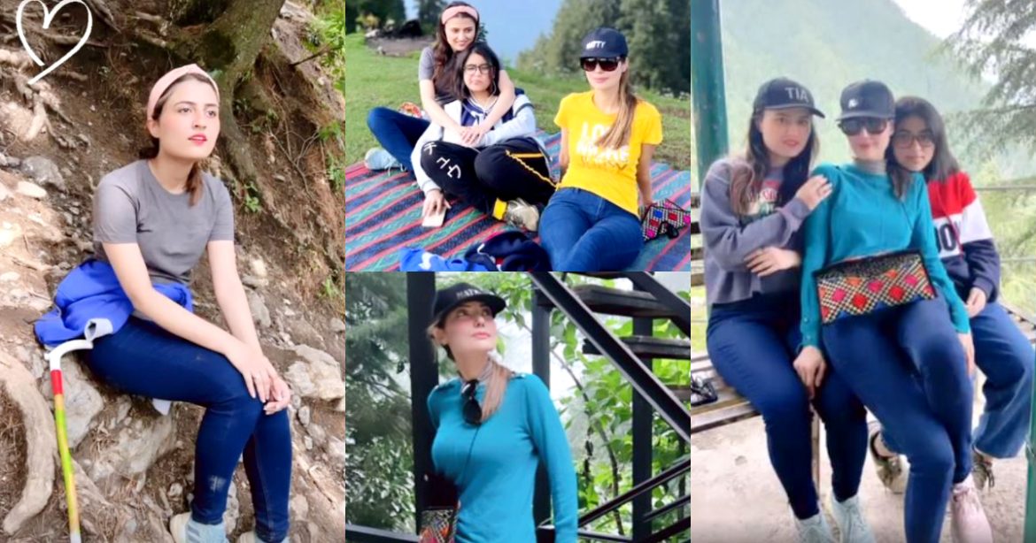 Natasha Hussain Beautiful Clicks with Her Daughters from Nathia Gali and Surroundings