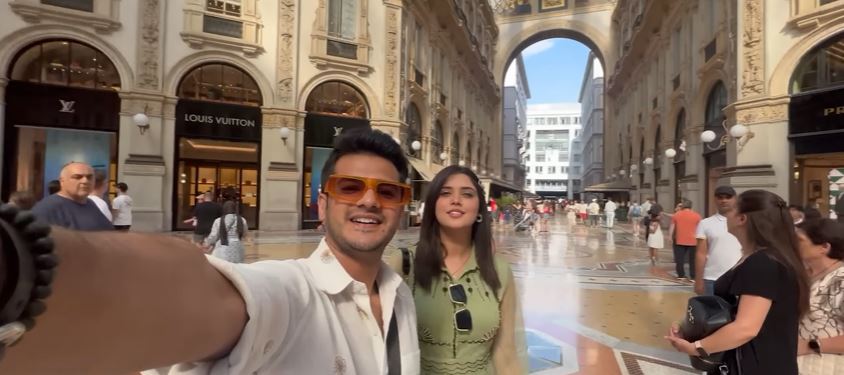 Kanwal And Zulqarnain Enjoying Vacations In Europe