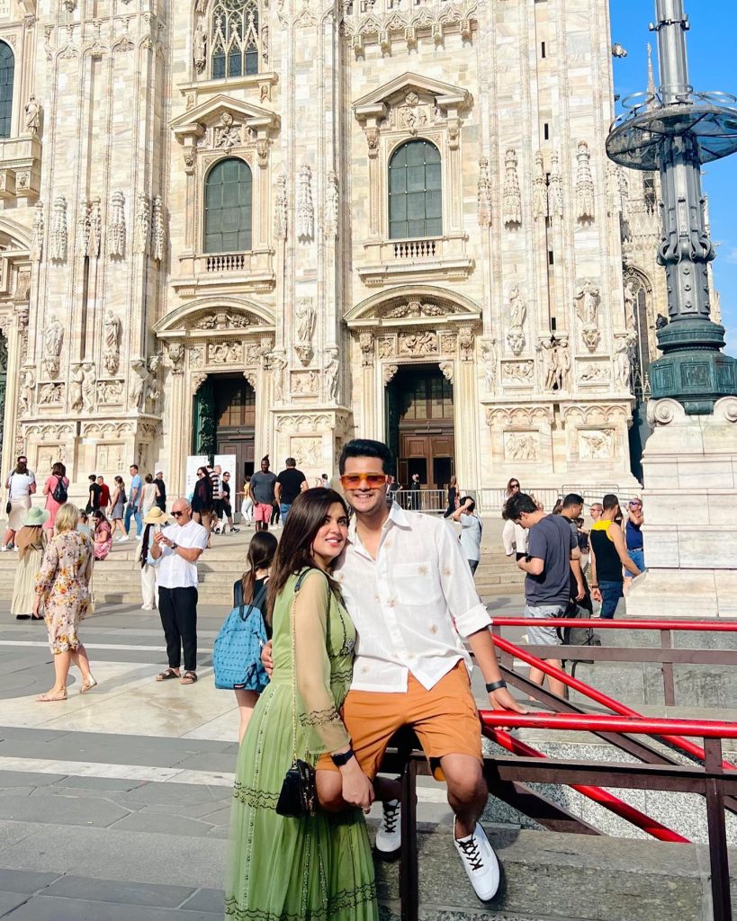 Kanwal And Zulqarnain Enjoying Vacations In Europe