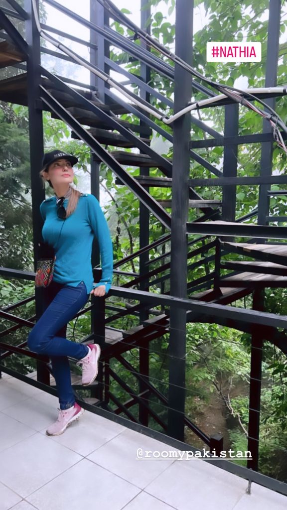 Natasha Hussain And Family Enjoying Vacations In Nathia Gali