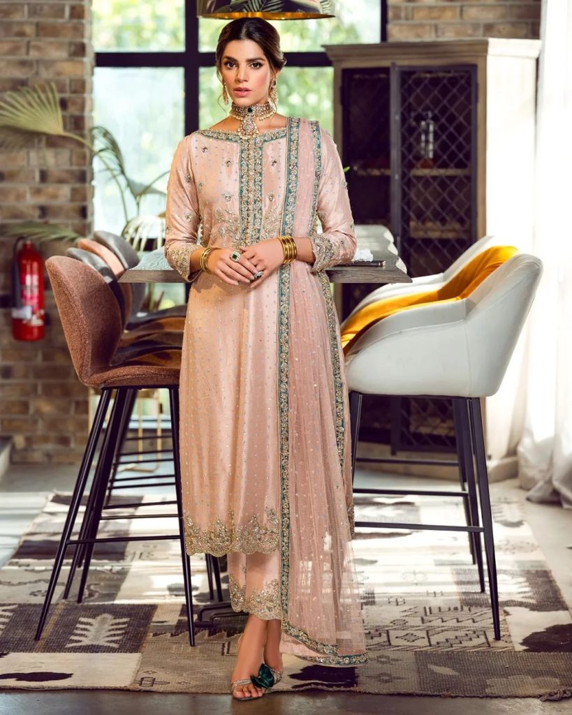 Sara Rohale Asghar's Latest Wedding Collection Featuring Sanam Saeed