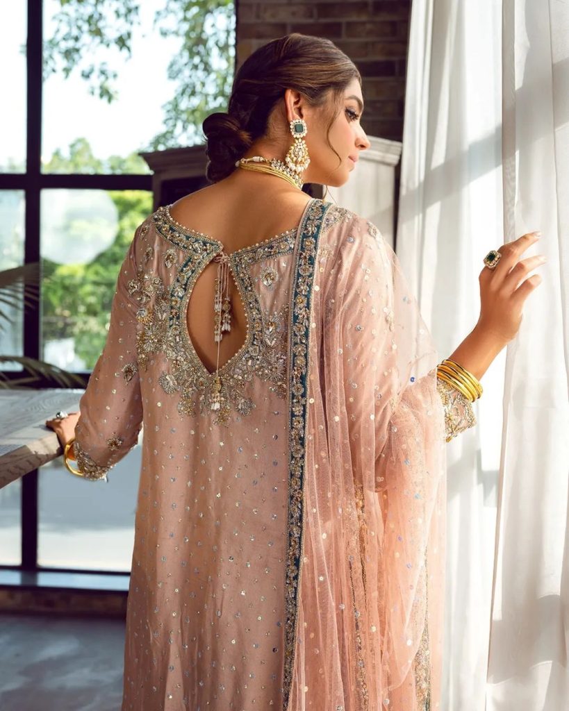 Sara Rohale Asghar's Latest Wedding Collection Featuring Sanam Saeed