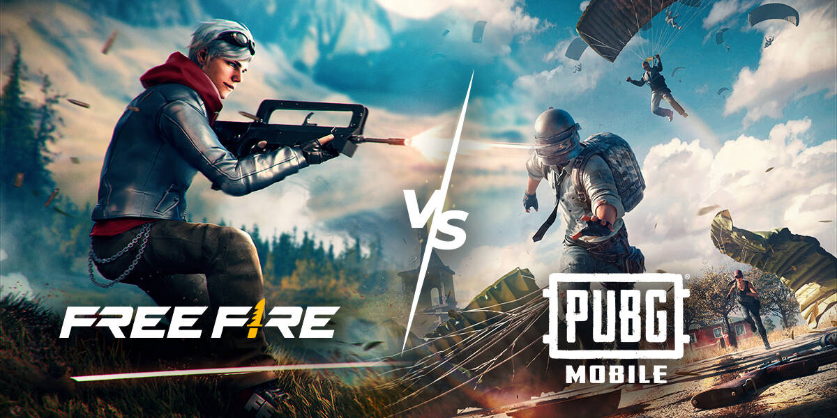Free Fire vs PUBG, the ultimate comparison.