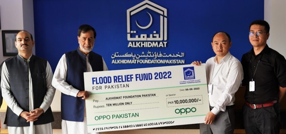 OPPO Extends its Support to Establish Flood Relief Villages across Pakistan in Collaboration with Alkhidmat Foundation