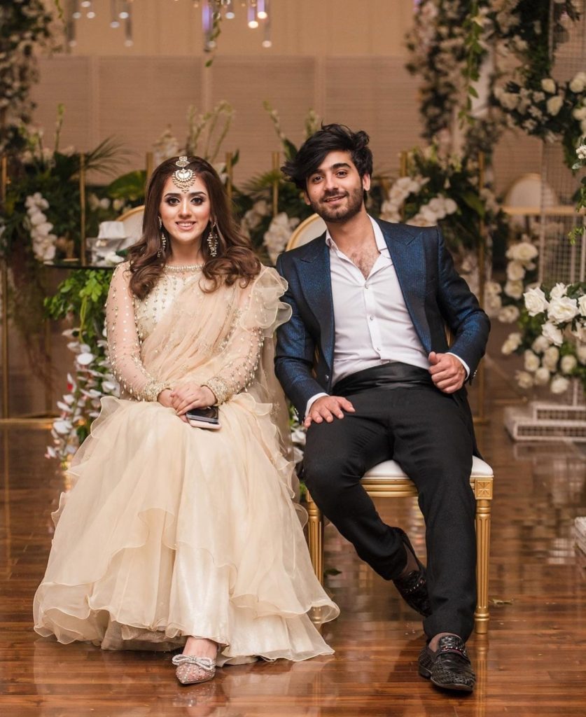 Jannat Mirza Adorable Pictures with Beau from Sister's Engagement