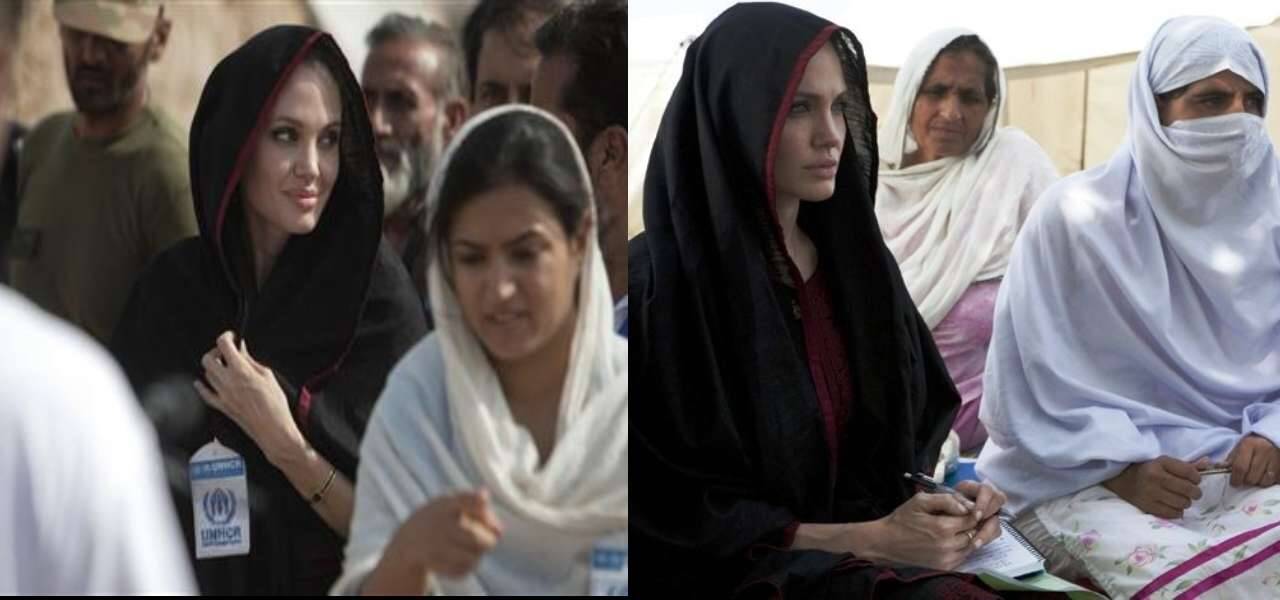 Angelina Jolie visit Pakistan