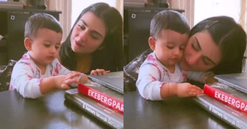 Sarah Khan Shares Adorable Video With Baby Alyana