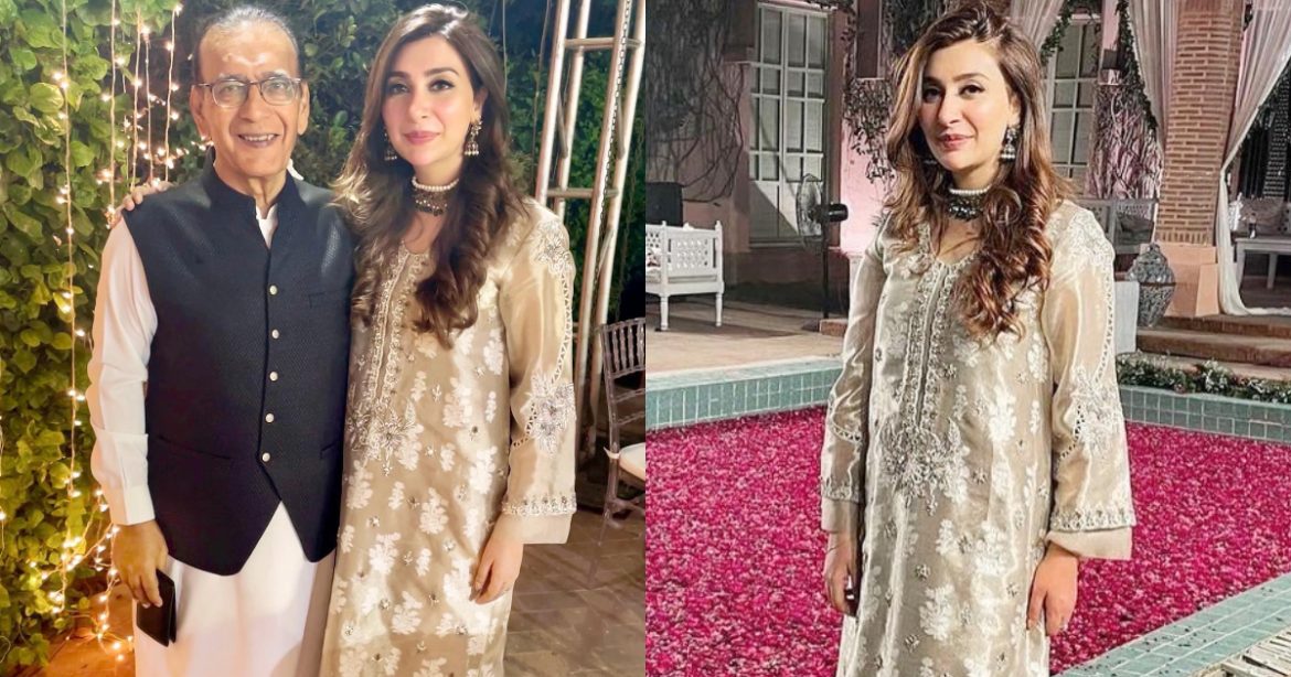 Ayesha Khan Looks Gorgeous At A Family Wedding
