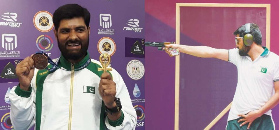 Ghulam Mustafa Bashir Wins Medal At The World Shooting Championships