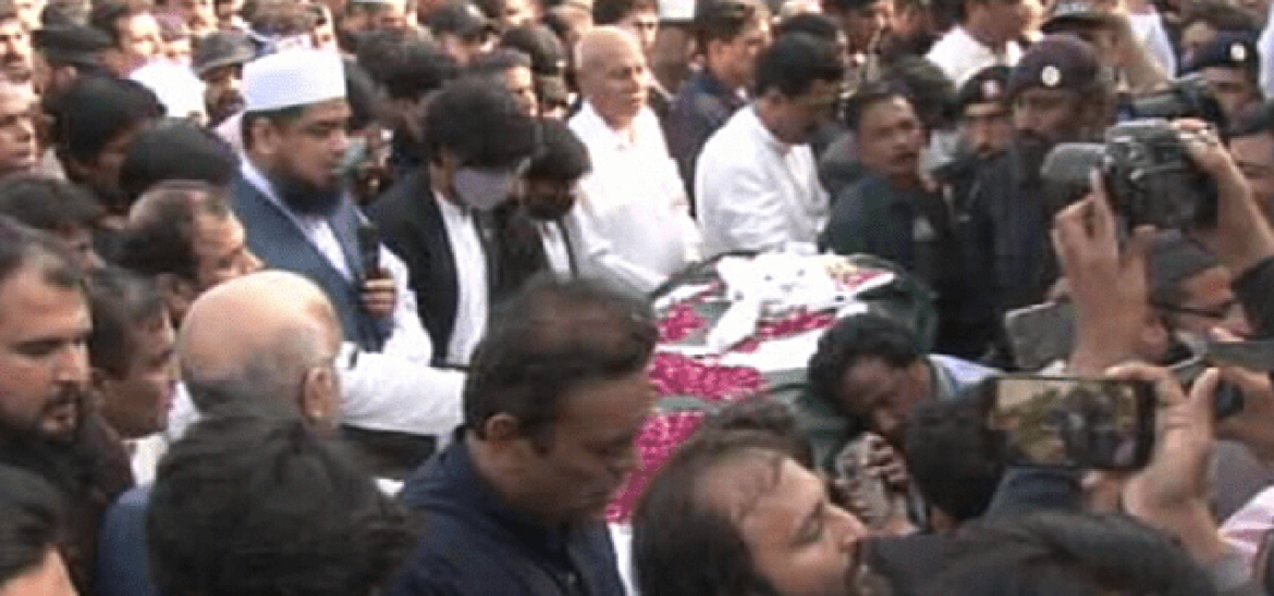 Journalist Arshad Sharif’s Funeral Prayers Held at Shah Faisal Mosque Islamabad
