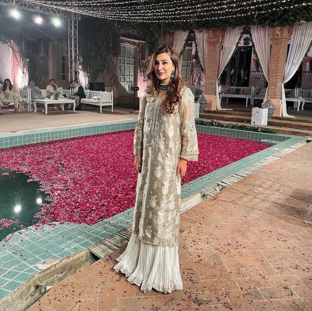 Aisha Khan Looks Gorgeous At A Family Wedding