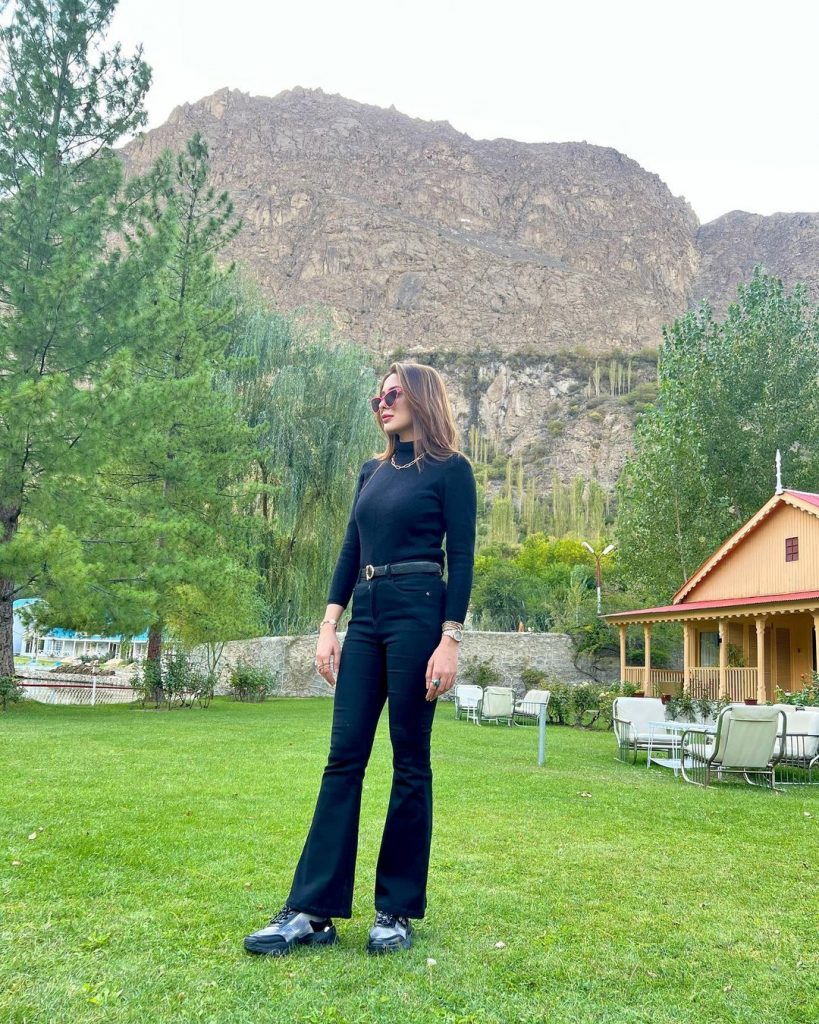 Actress Azekah Daniel Enjoys In Beautiful Skardu Valley