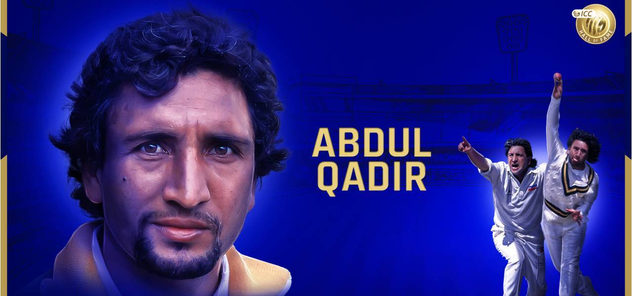 Abdul Qadir in ICC Hall of Fame