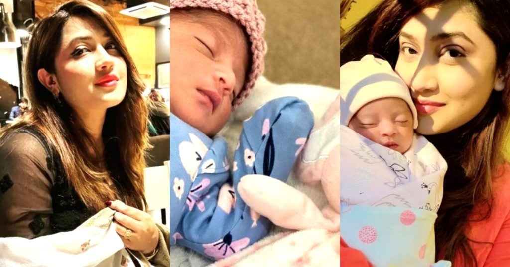 sang-e-mar-mar-actor-beenish-raja-with-newly-born-daughter