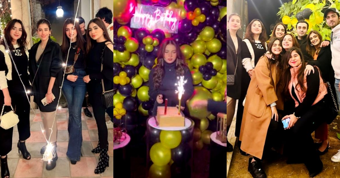 Dananeer Mobeen Celebrating Her 21st Birthday with Showbiz Friends